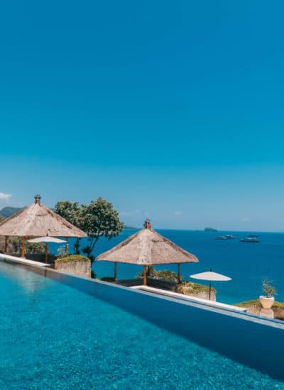 Infinity Pool at Amankila in Bali, Indonesia