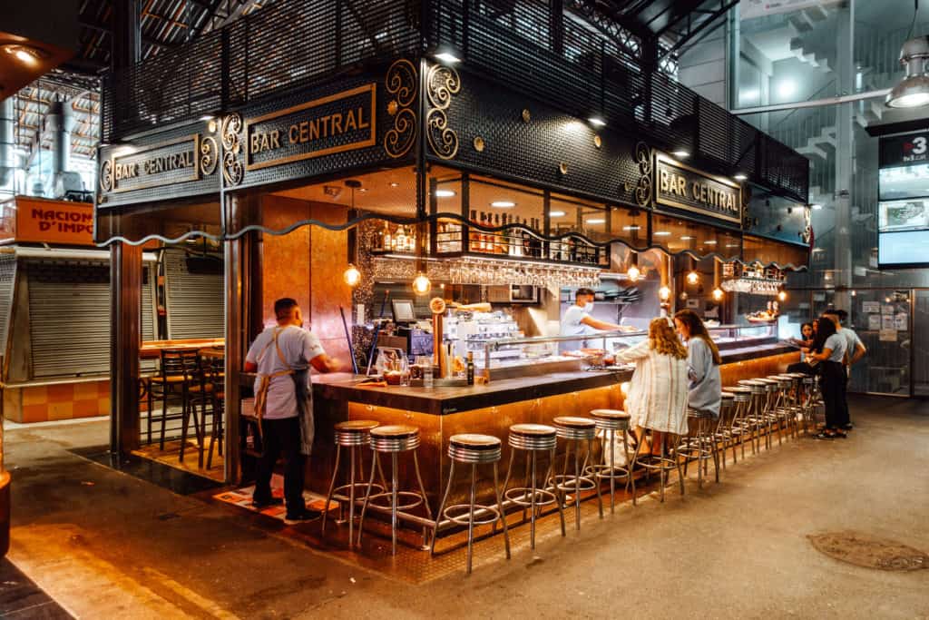 La Boqueria Market in Barcelona, Spain