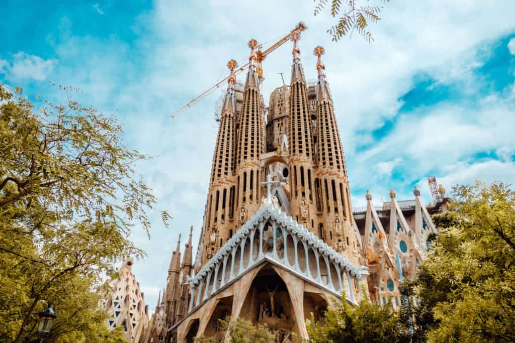 La Sagrada Familia in Barcelona, Spain