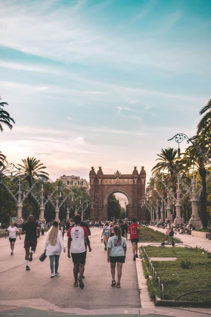 Arc de Triomf in Barcelona, Spain