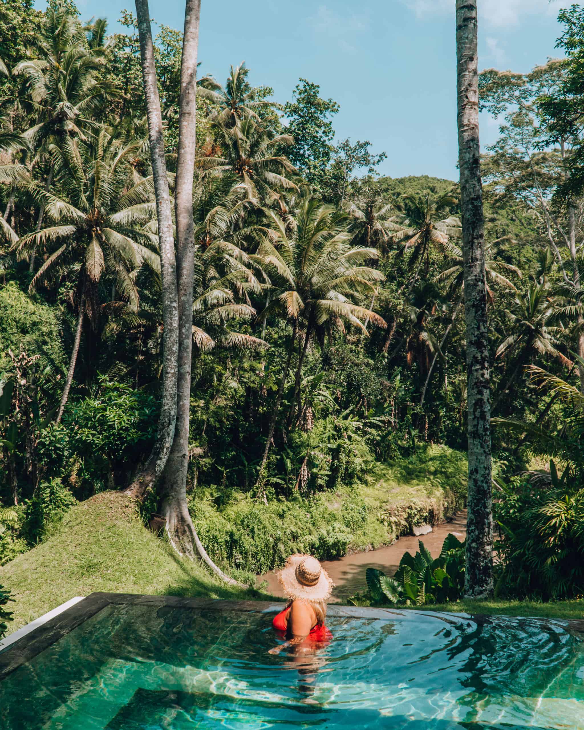 Private plunge pool in the Riverfront One Bedroom Villa at the Four Seasons Sayan in Ubud