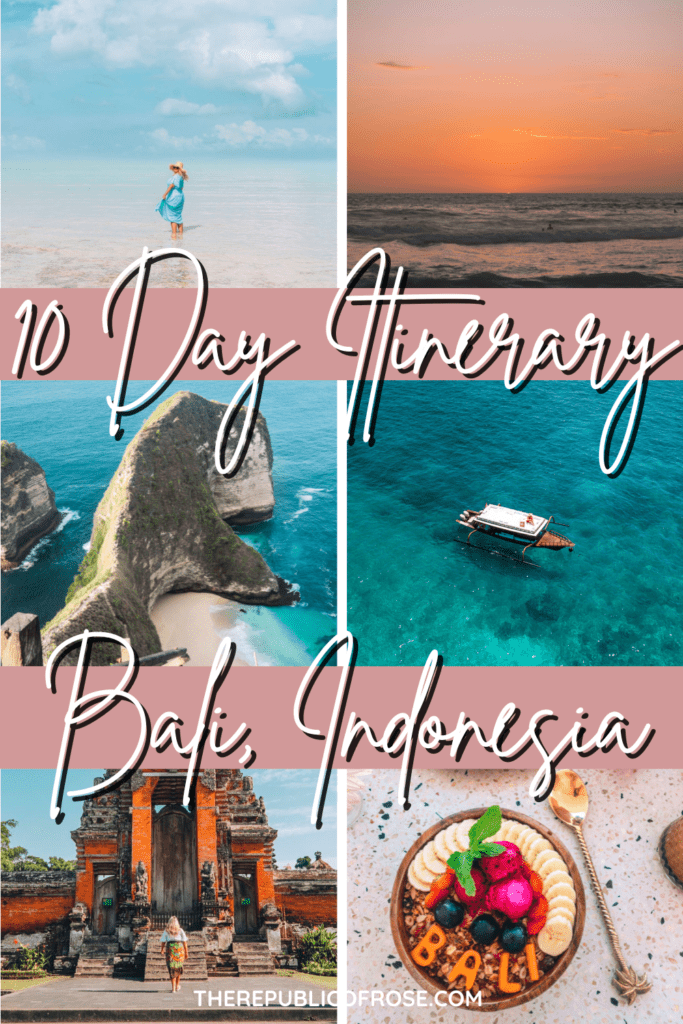 10 Day Bali Itinerary for Couples