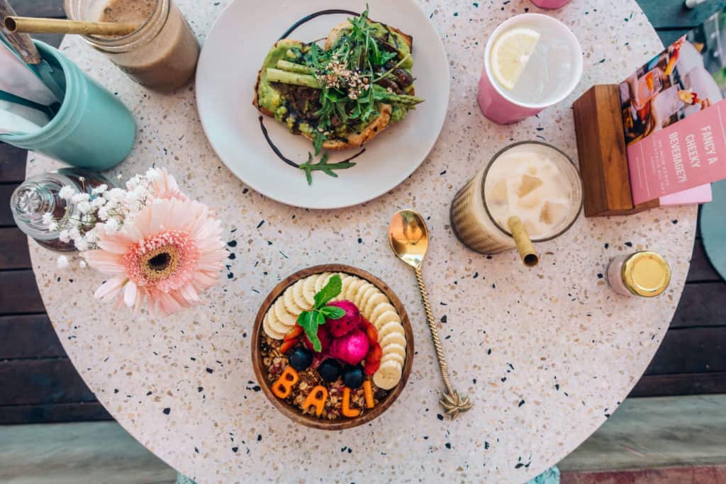 Smoothie bowl at KYND Community in Seminyak