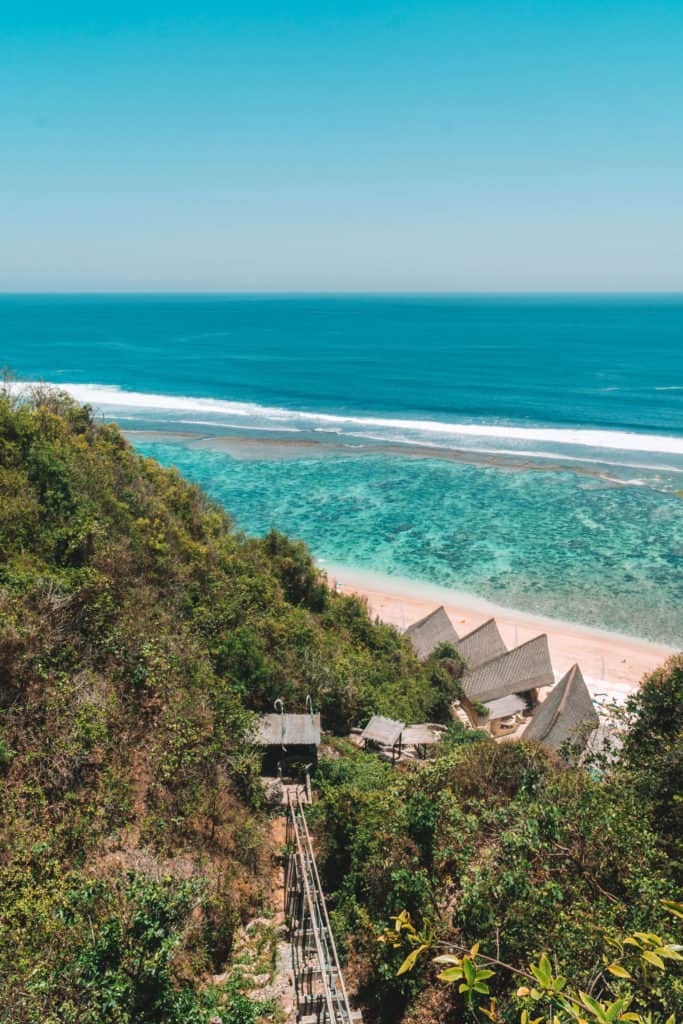 Funicular to Sundays Beach Club in Uluwatu