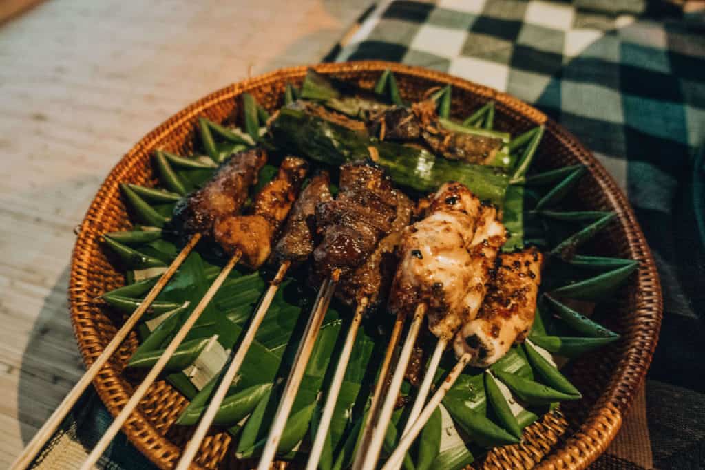 Satay Evening at Amankila