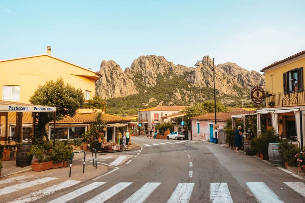 Mountain views from San Pantaleo