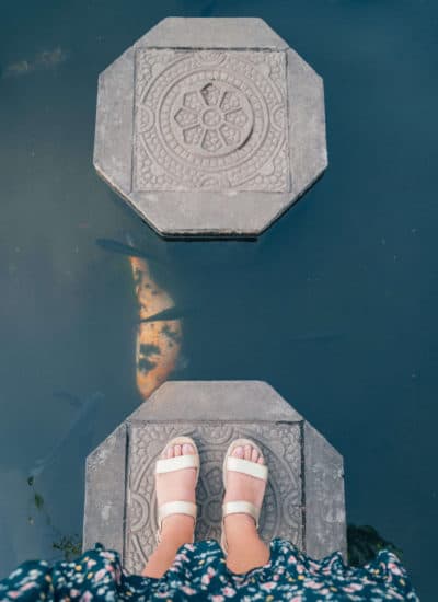 Stepping Stones at Tirta Gangga