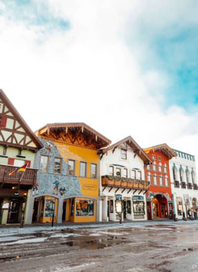 Bavarian-style buildings in Leavenworth