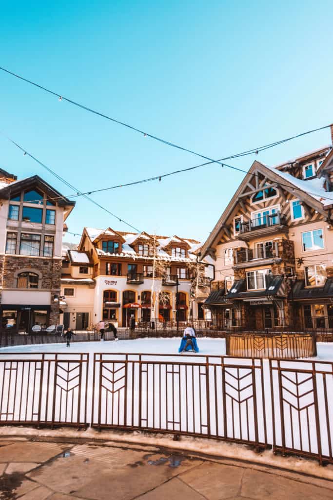Ice Skating in Mountain Village | Things to do in Telluride in the Winter
