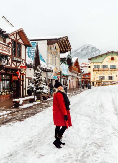 Leavenworth Village at Christmas