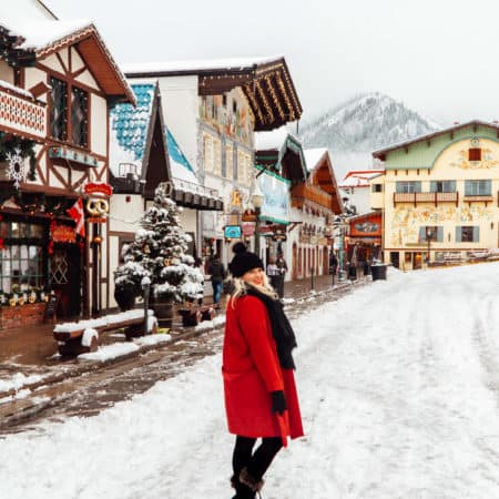 Leavenworth Village at Christmas