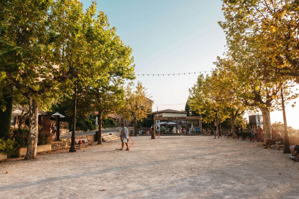 Petanque in Mougins