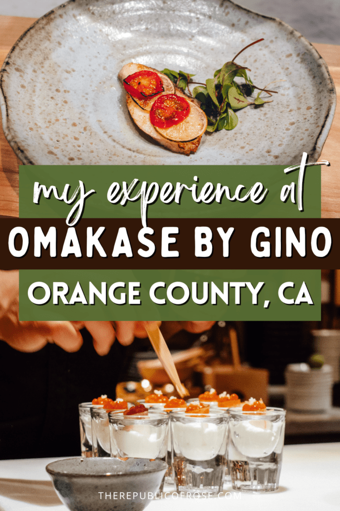 My Experience at Omakase by Gino in Orange County, California