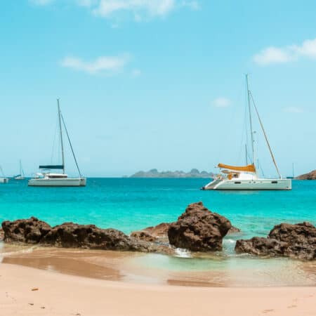 Colombier Beach, St Barts in the Caribbean
