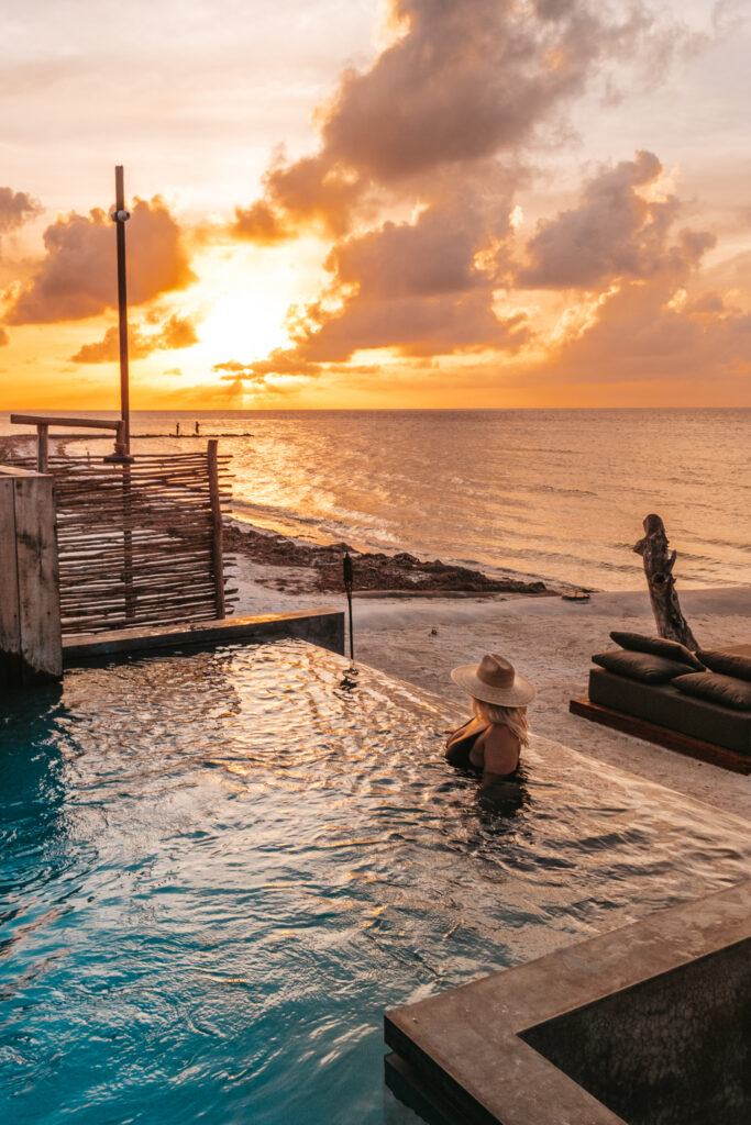 Sunset views from the Pool