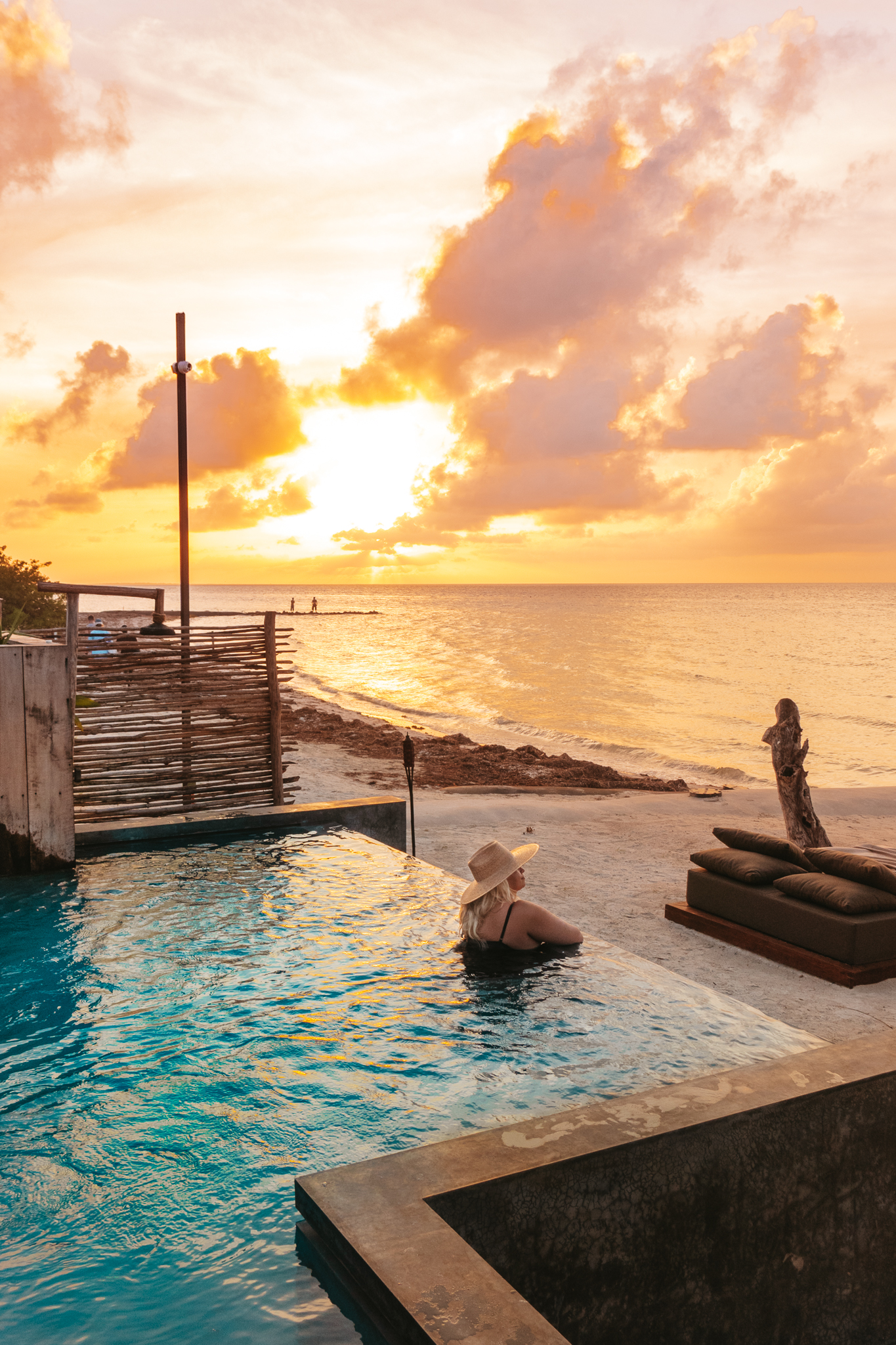 Sunset views from the Pool