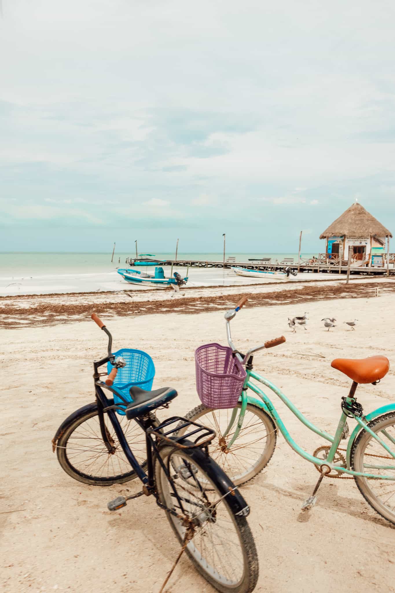 Bicycles on the beach