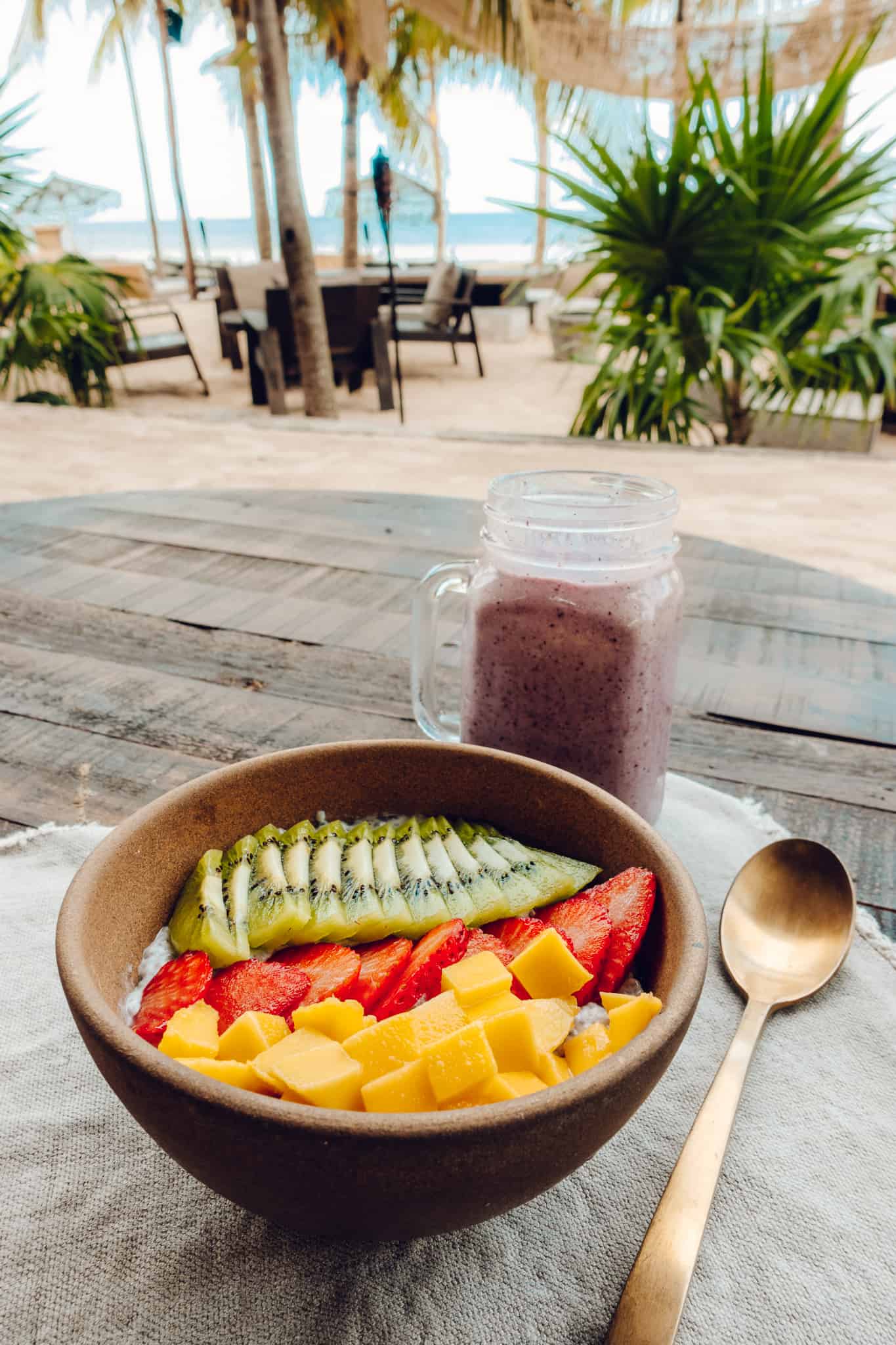 Breakfast Chia Seed Pudding at Nomade Holbox