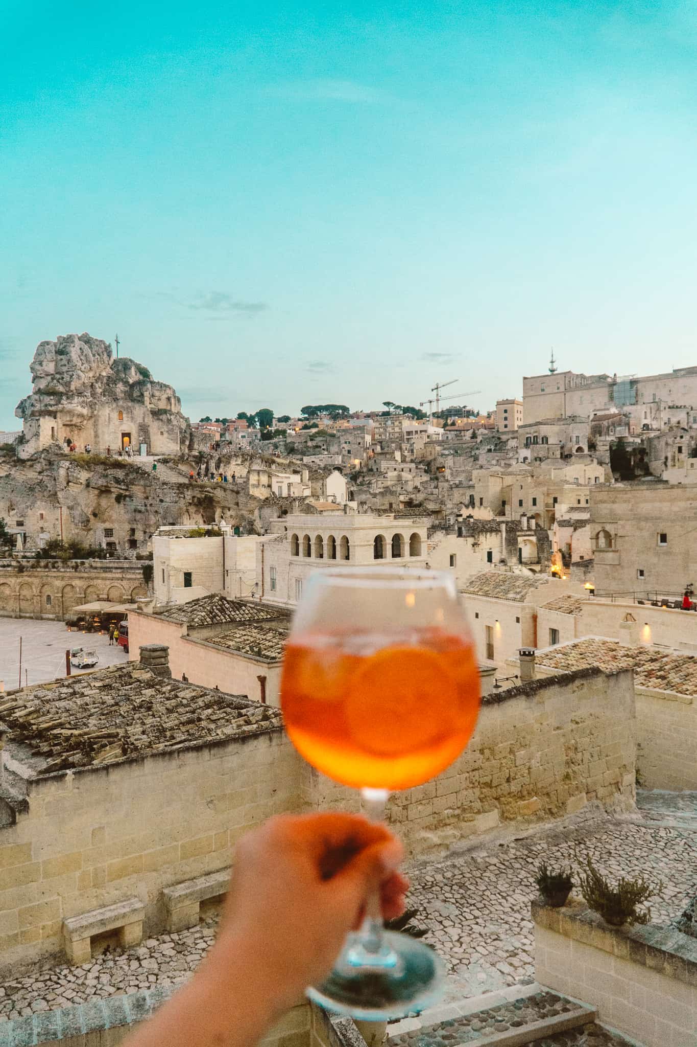 Aperol Spritz in Matera, Italy