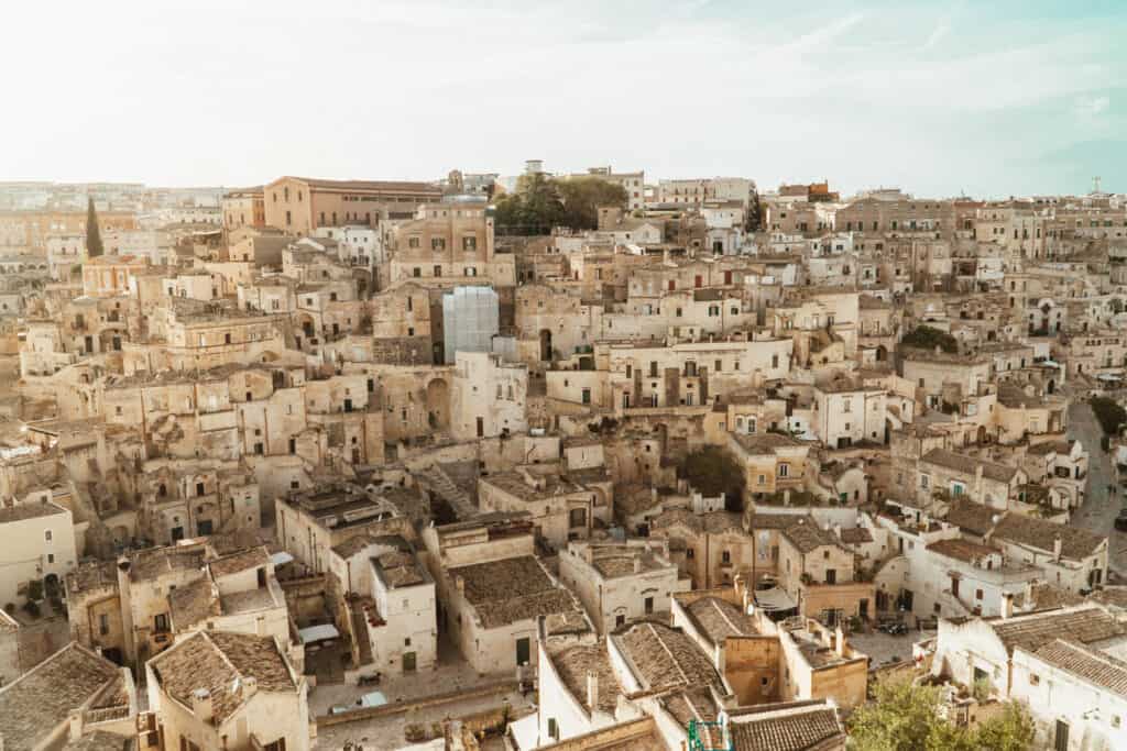 Views of Matera, Italy