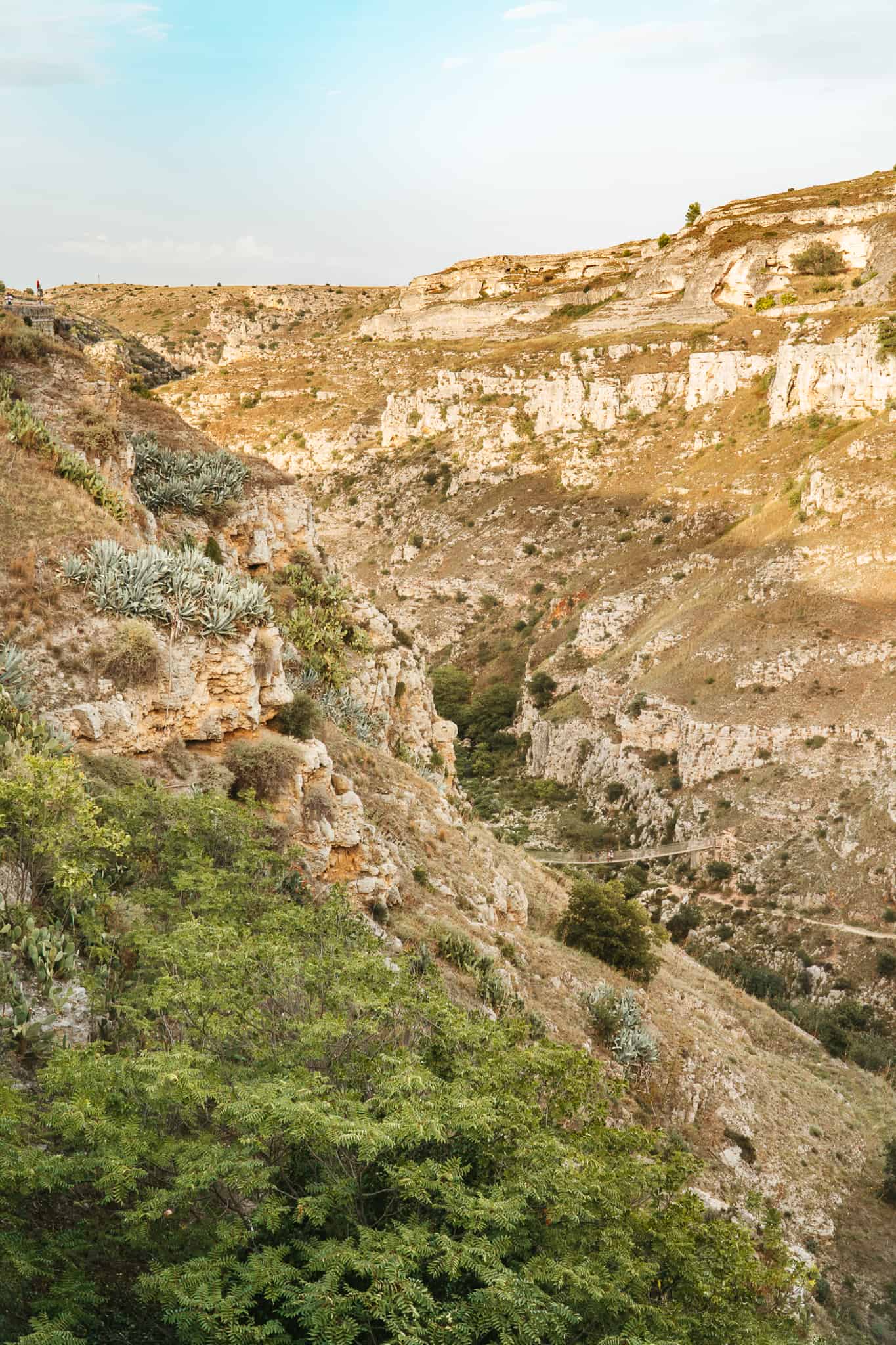 Ravine in Matera, Italy