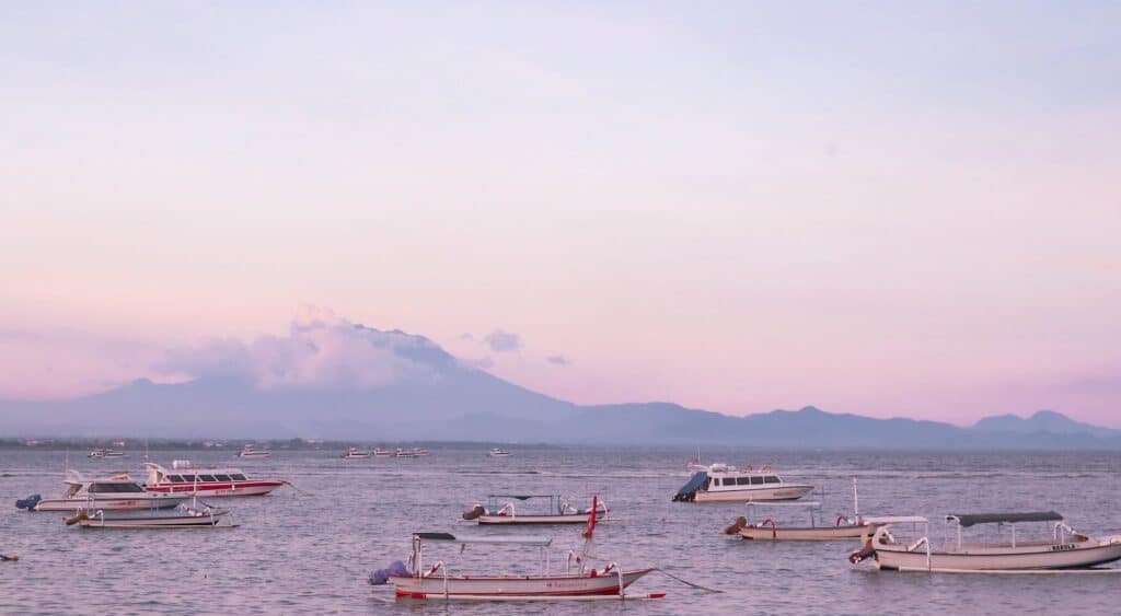 Sunset in Sanur, Bali