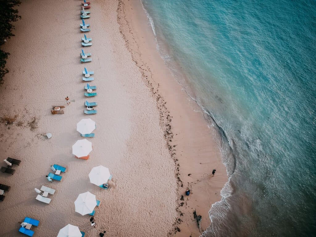 Beach club in Sanur, Bali