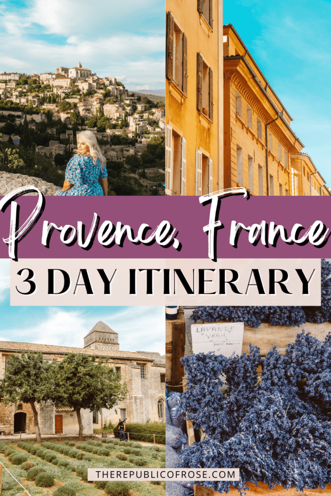 3 Days in Provence Itinerary