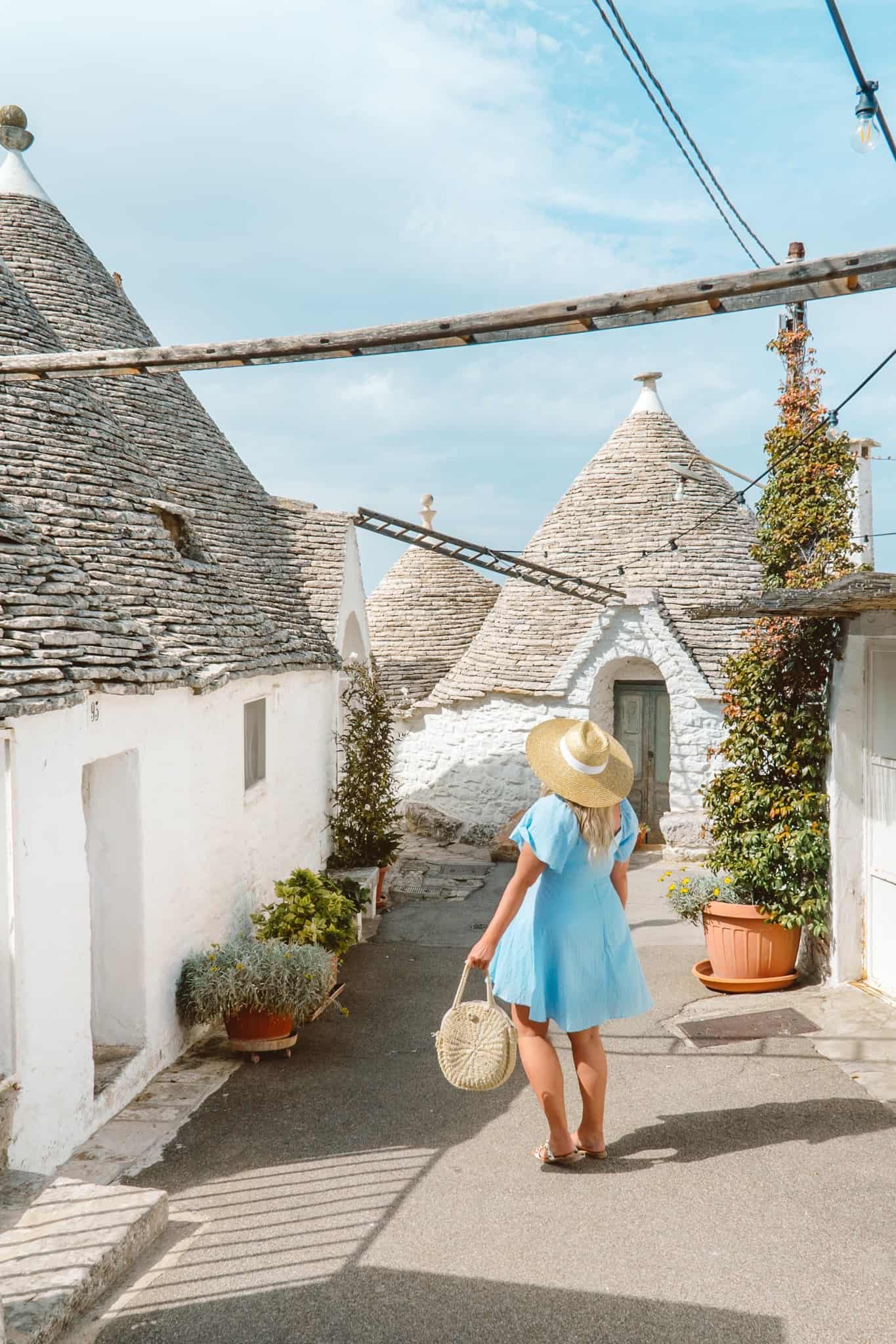 Walking around Alberobello