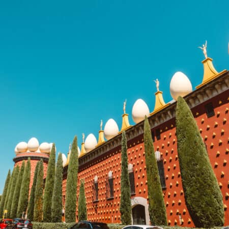 Exterior of the Dali Theater Museum in Figueres