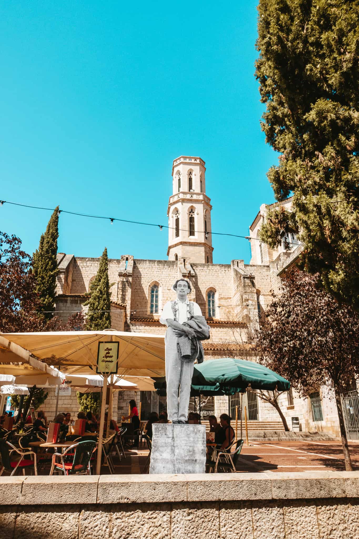 Town square in Figueres, Spain