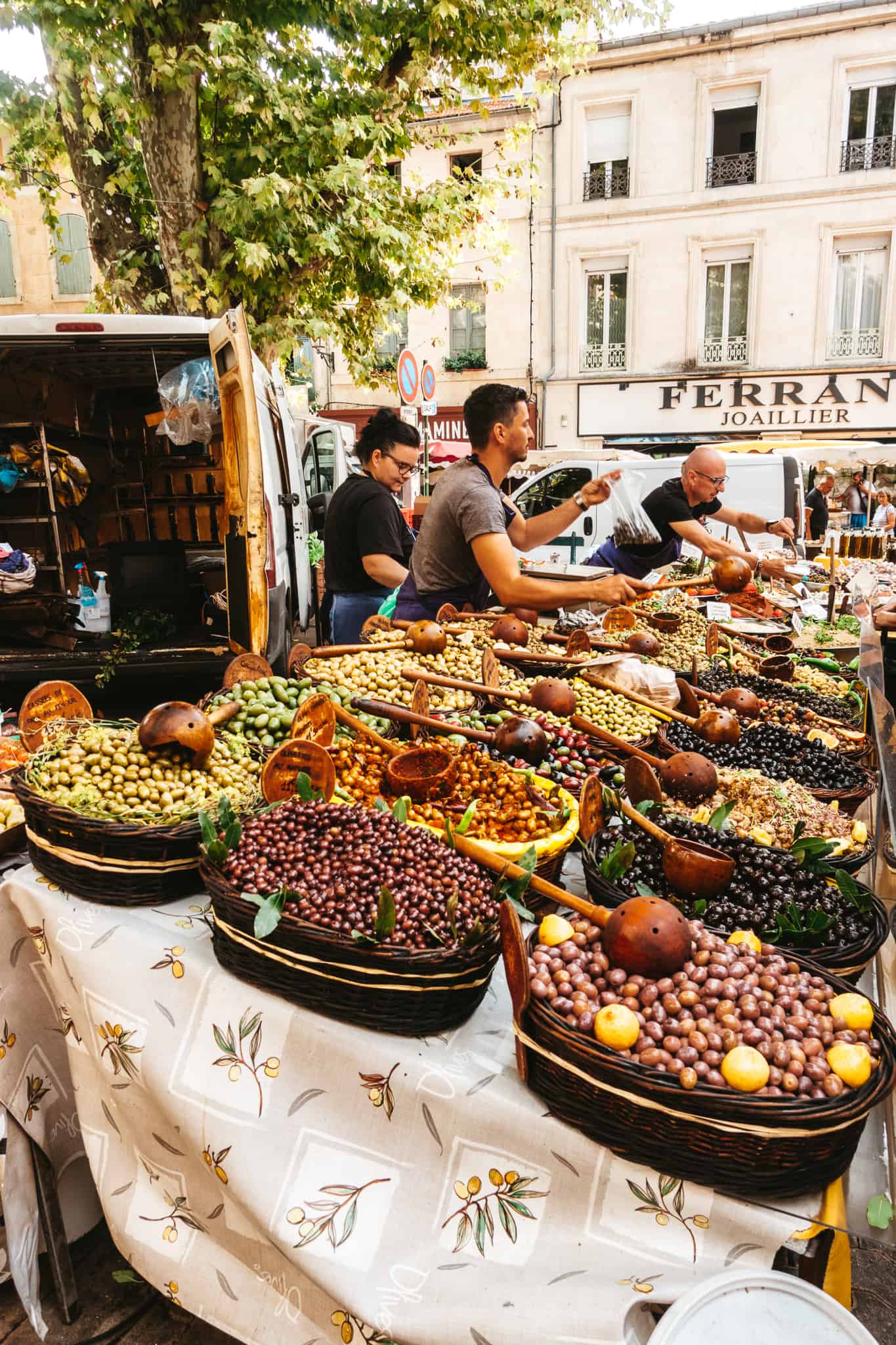 Olives at the market in Saint Remy de Provence