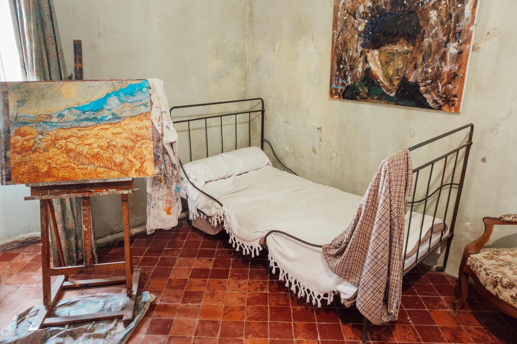 Van Gogh's room at Saint-Paul-de-Mausole Monastery