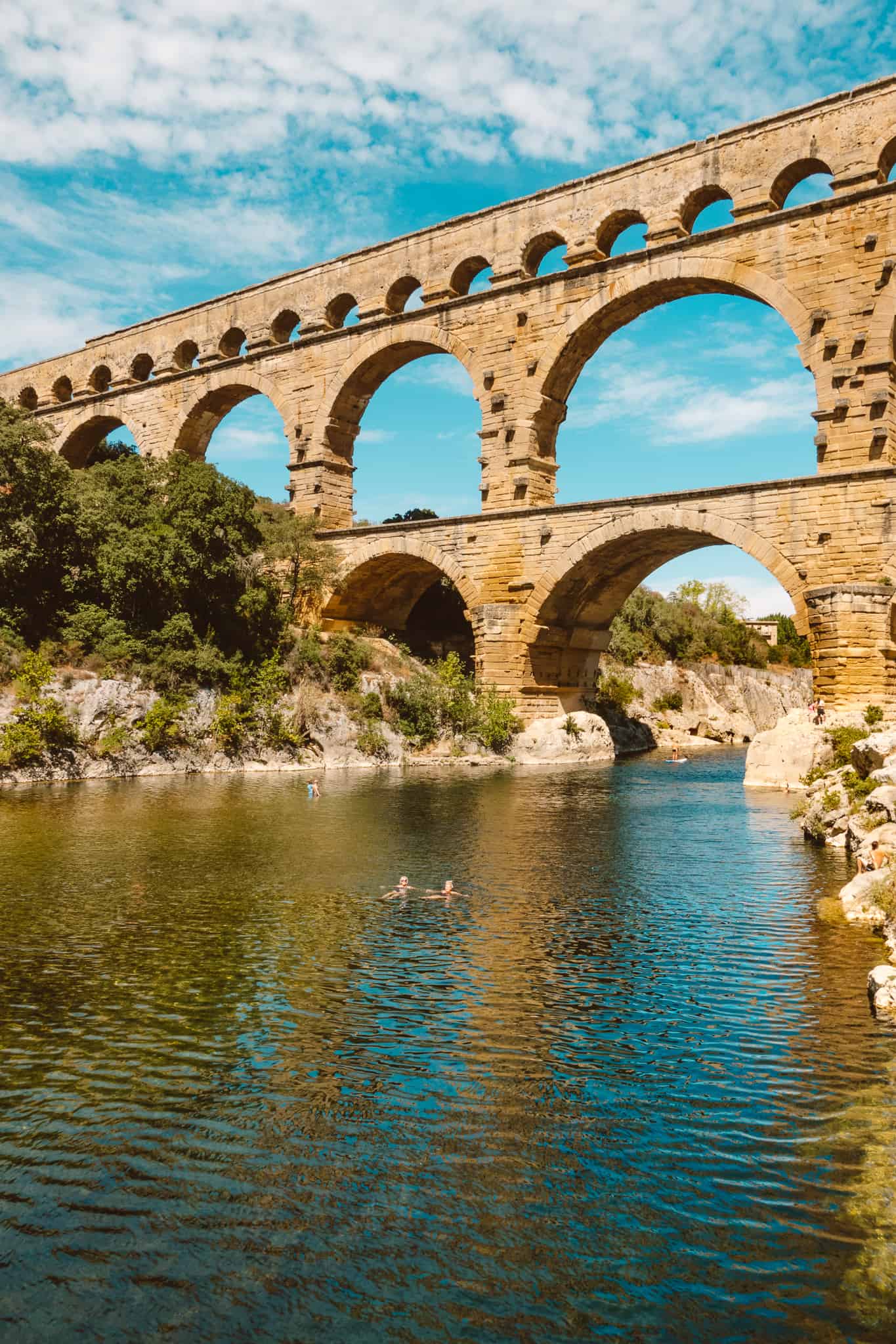 Pont du Gard Roman Aqueduct Bridge