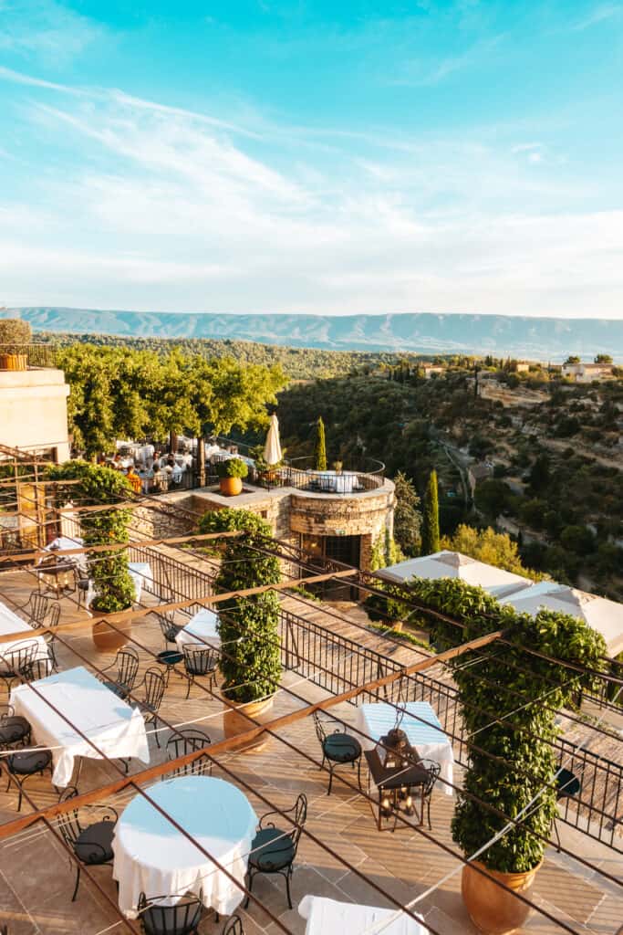 View from Airelles Gordes, La Bastide