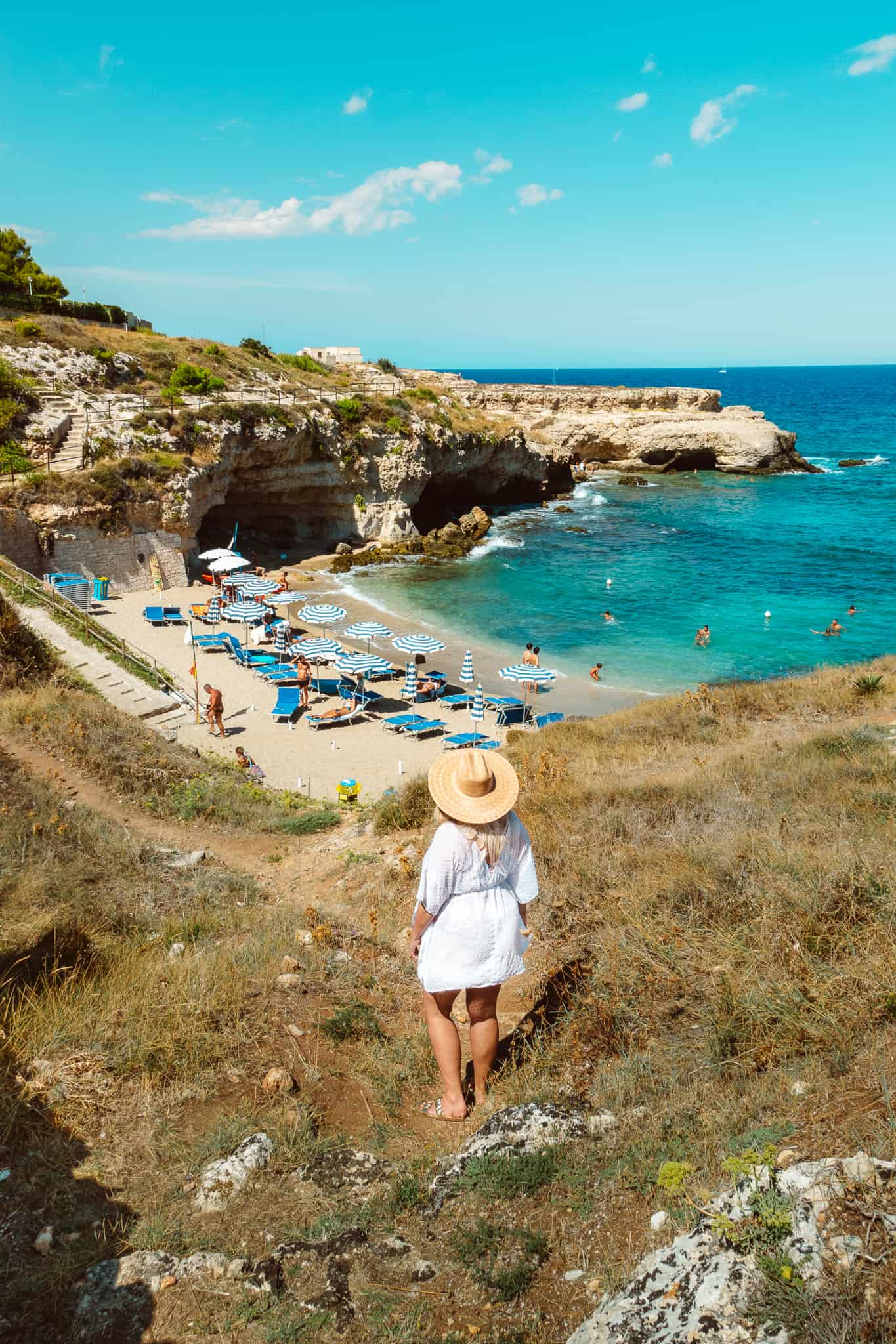 Beach Club at Cala Corvino in Monopoli