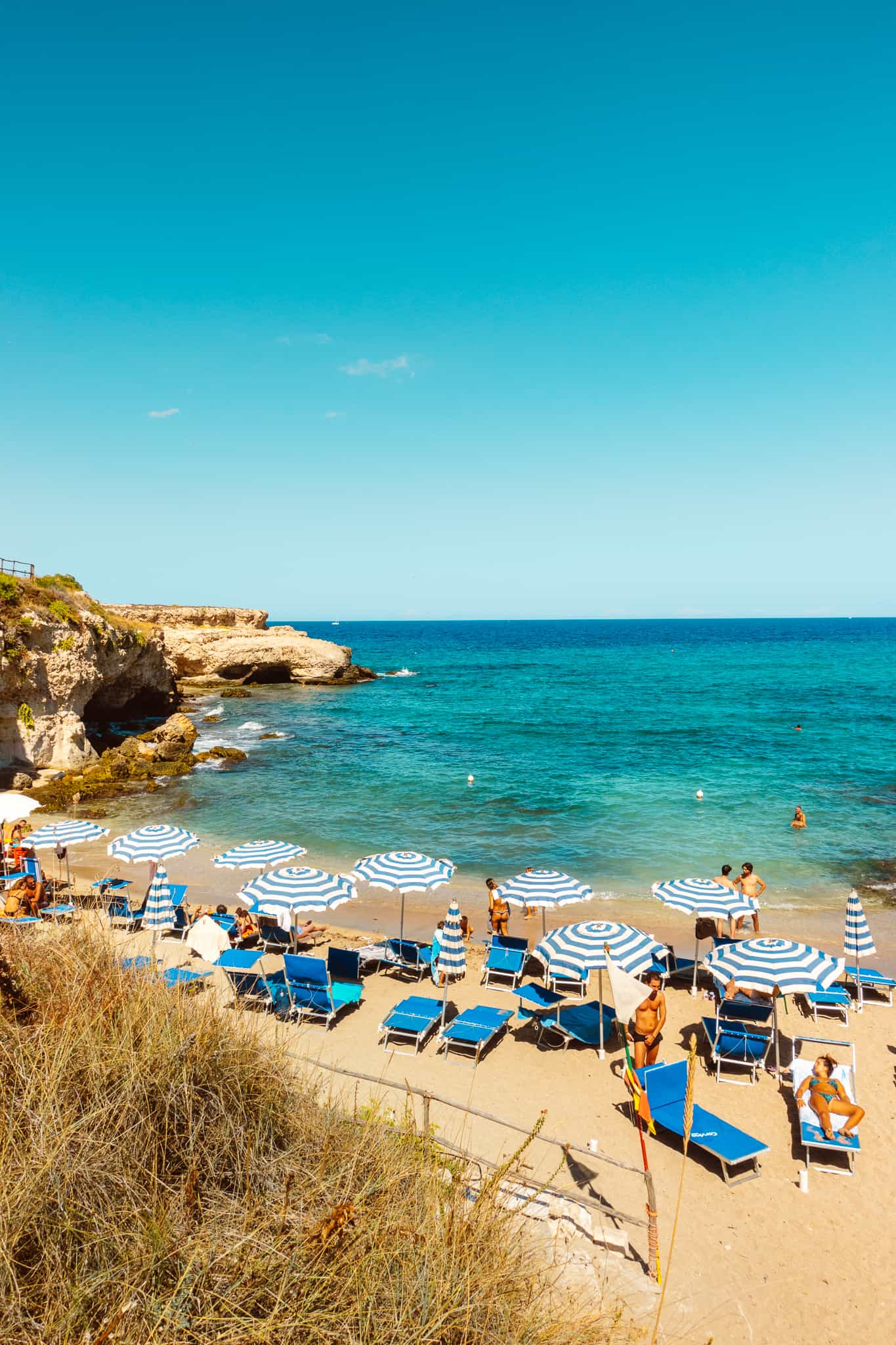 Beach Club at Cala Corvino in Monopoli