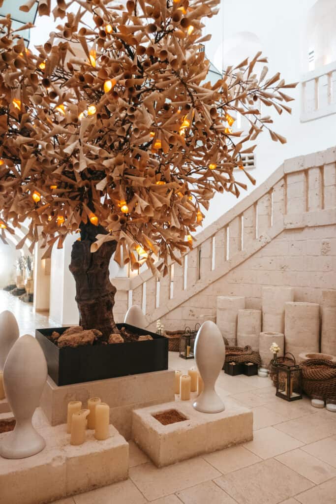 Lobby of Borgo Egnazia Hotel