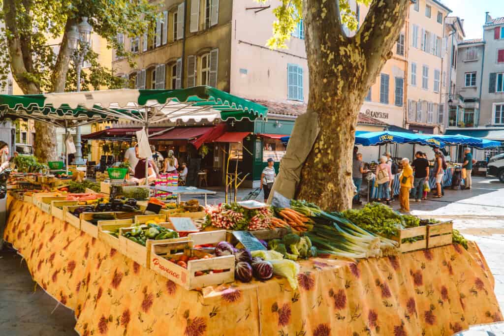Market in Aix-en-Provence
