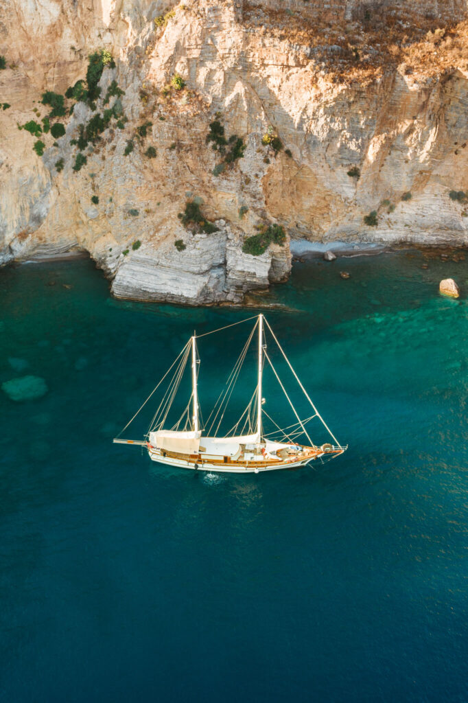 Gulet boat on the Turkish Riviera