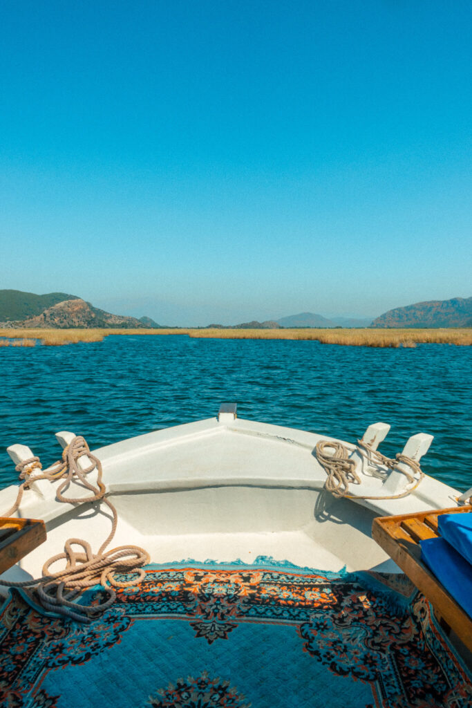 River boat cruise in Dalyan, Turkey