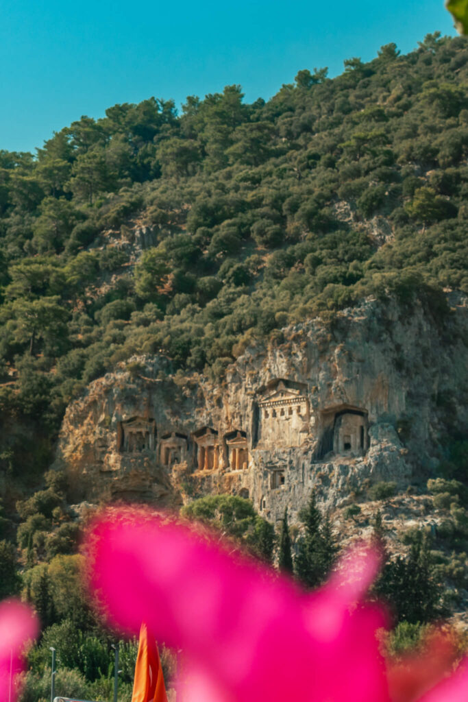 Lycian Rock Tombs in Dalyan, Turkey