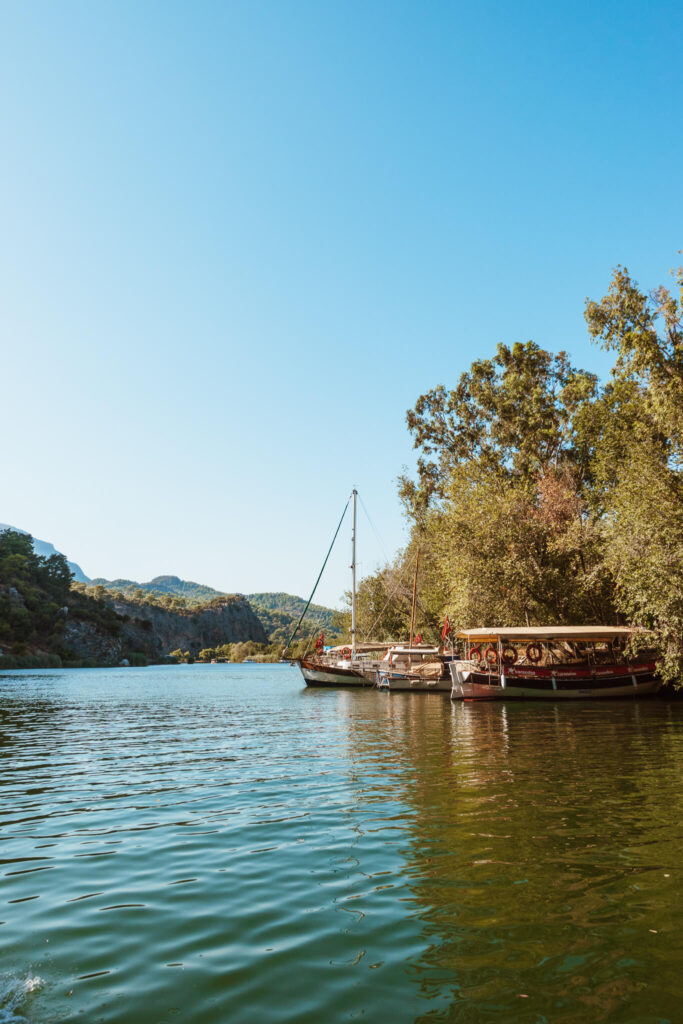 Dalyan river in Turkey