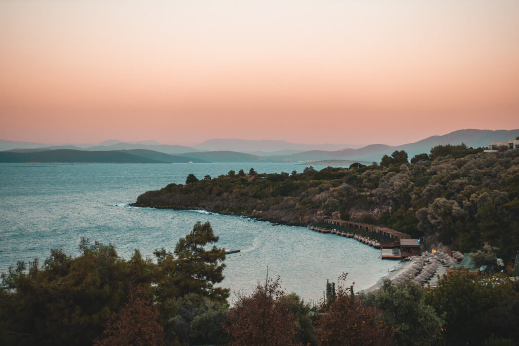 Sunset views from Mandarin Oriental Bodrum