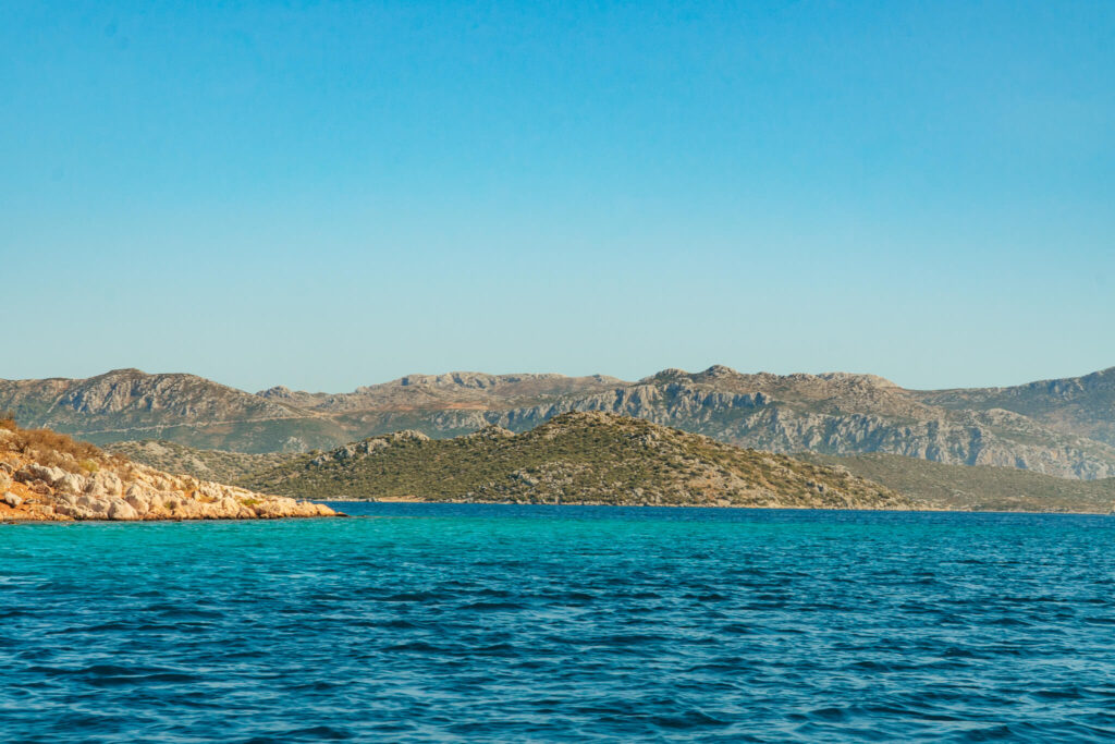 Aegean Sea in Bozburun, Turkey