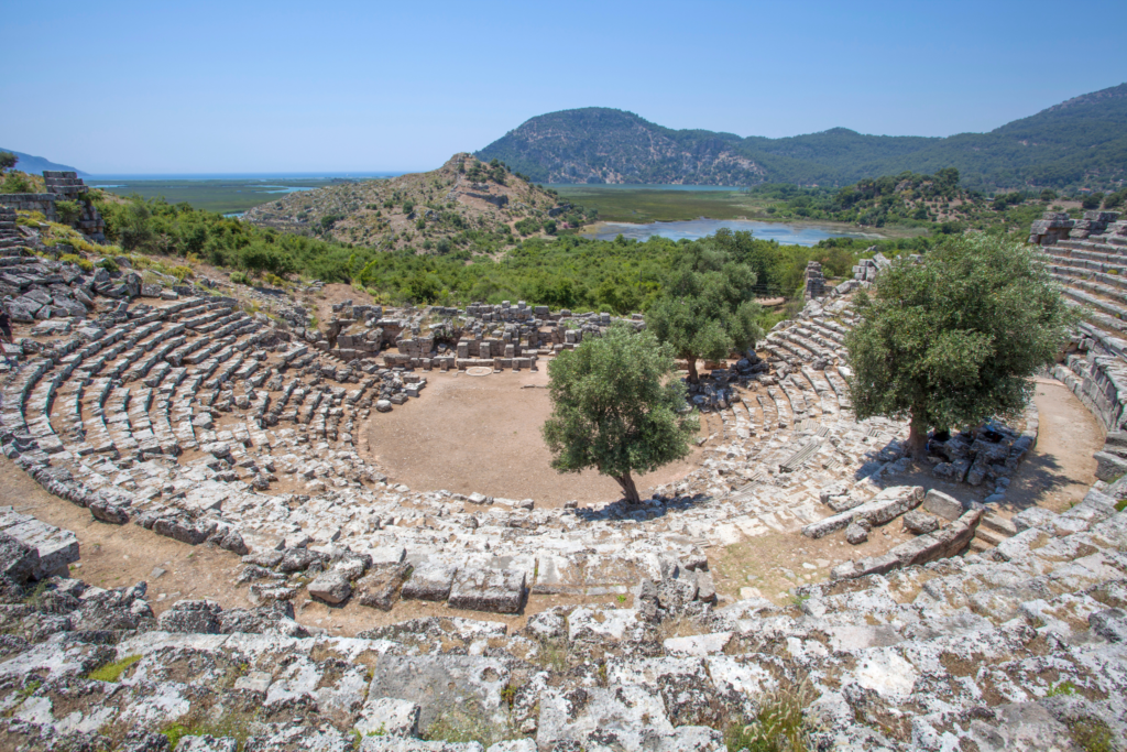 Kaunos in Dalyan, Turkey