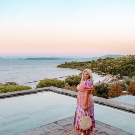 Sunset views of Paradise Bay at the Mandarin Oriental Bodrum