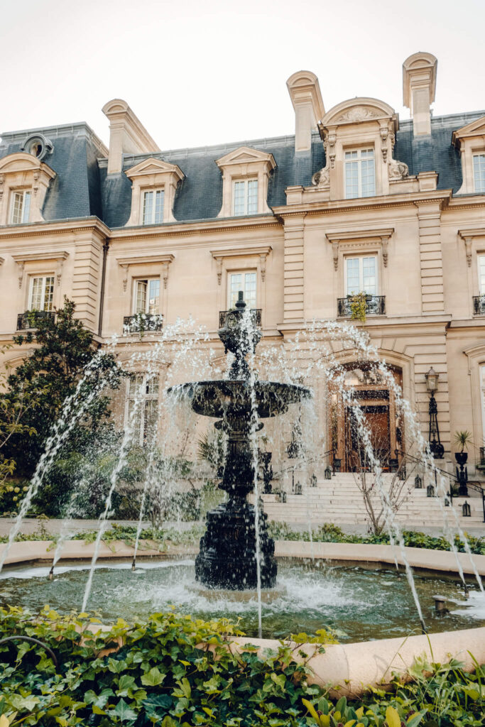 Exterior of Saint James Paris hotel