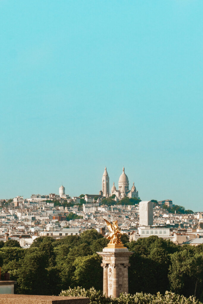 View of Sacre Couer from Le Narcisse Blanc hotel