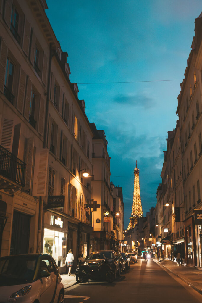 Eiffel Tower at night